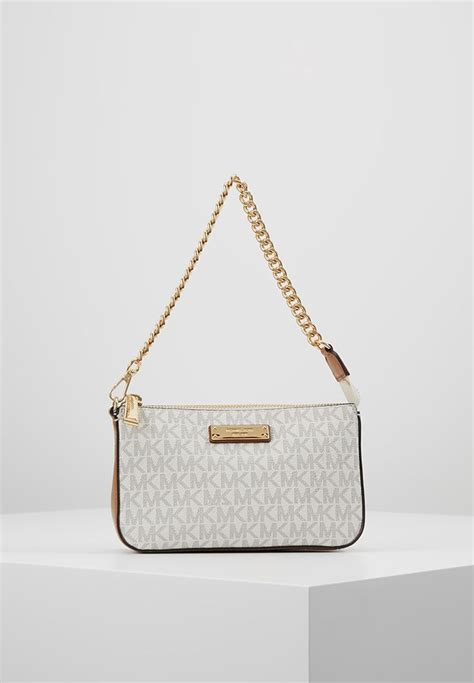 michael kors pouches chain pouchette vanilla|michael kors chain link.